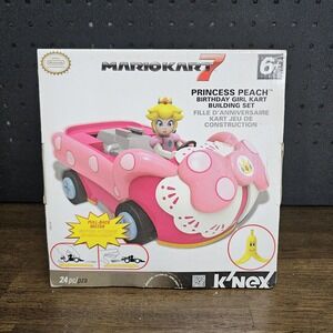 KNEX Mario Kart 7 Princess Peach Birthday Girl Kart Building Set Nintendo New